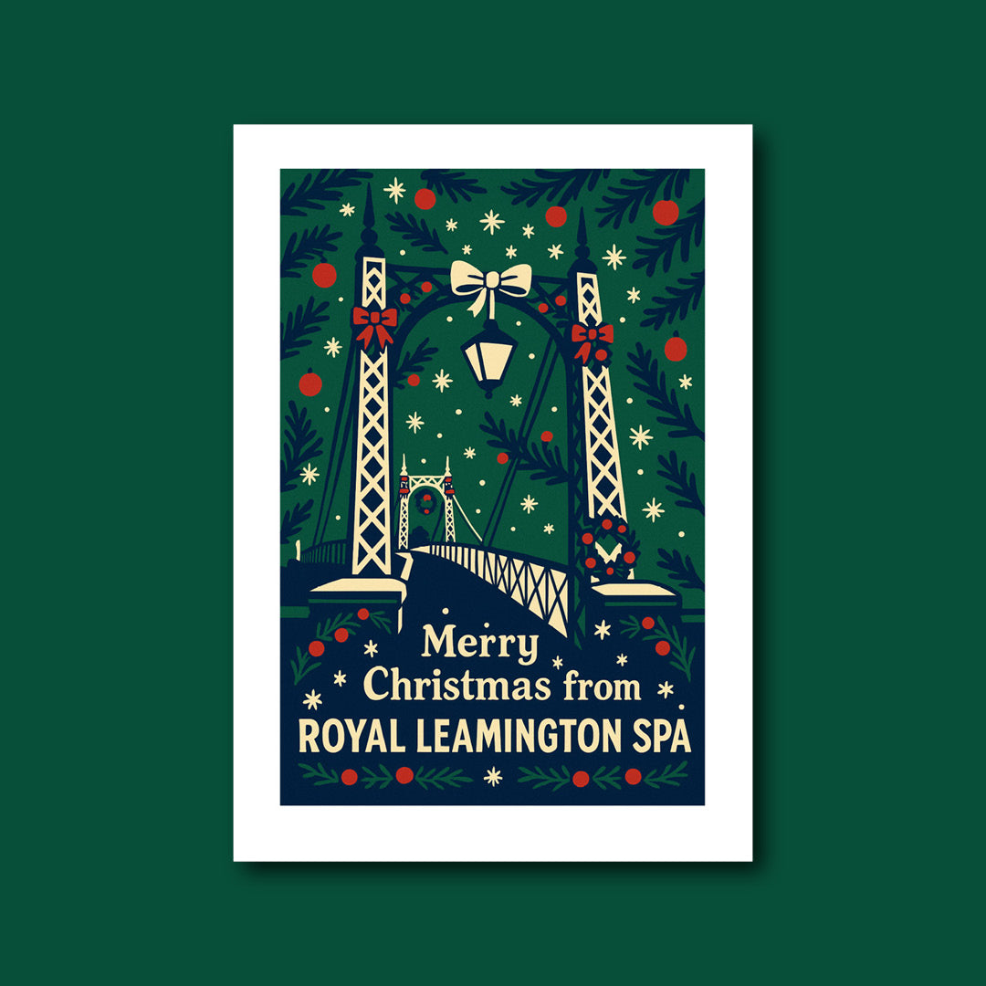 Leamington Spa Mill Bridge 1 A6 Christmas Card