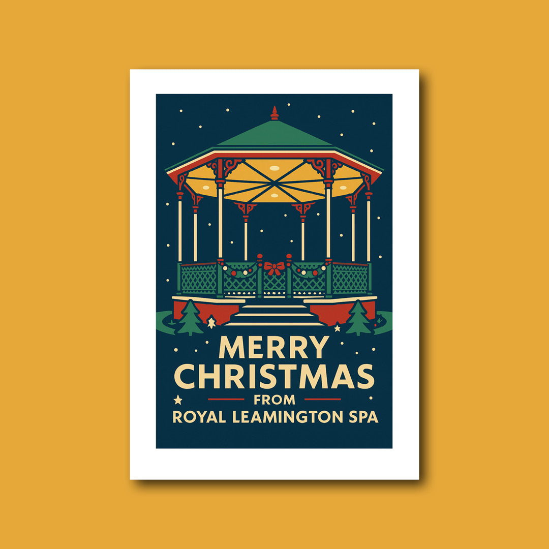 Leamington Spa Bandstand A6 Christmas Card