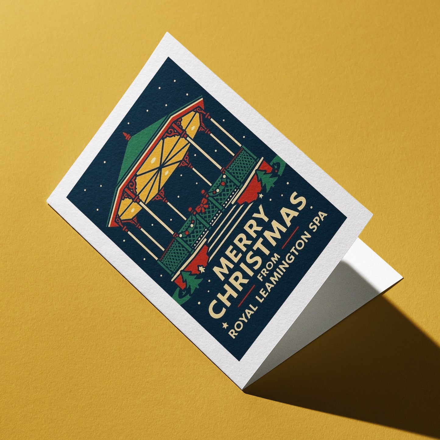 Leamington Spa Bandstand A6 Christmas Card