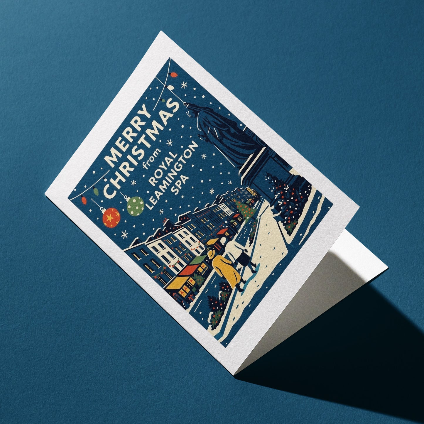 Leamington Spa The Parade A6 Christmas Card